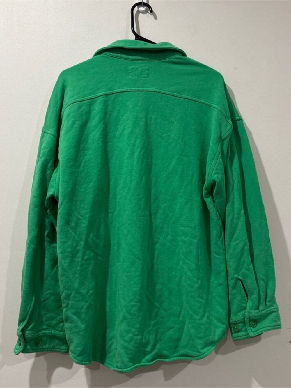 Wilfred Free Green Oversized Shirt Jacket Shacket Size M - Picture 3 of 11